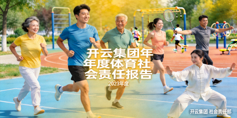 开云集团年度体育社会责任报告封面 - 展示企业社会责任成果