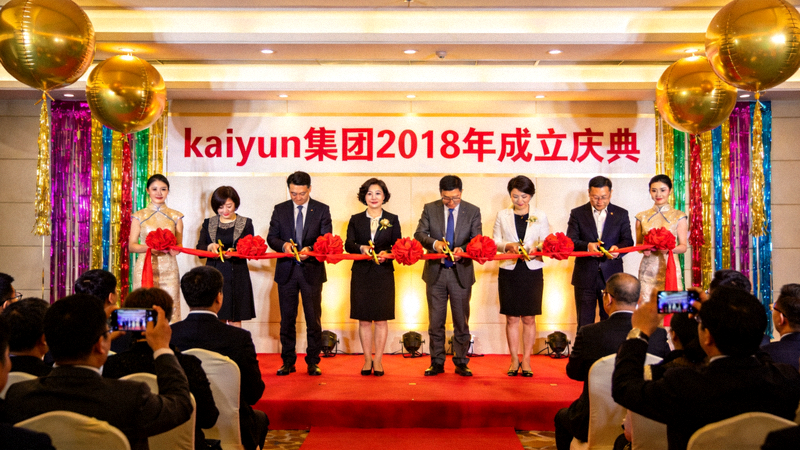 kaiyun集团2018年成立庆典活动现场 - 嘉宾剪彩仪式