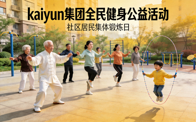 kaiyun集团全民健身公益活动 - 社区居民参与集体锻炼