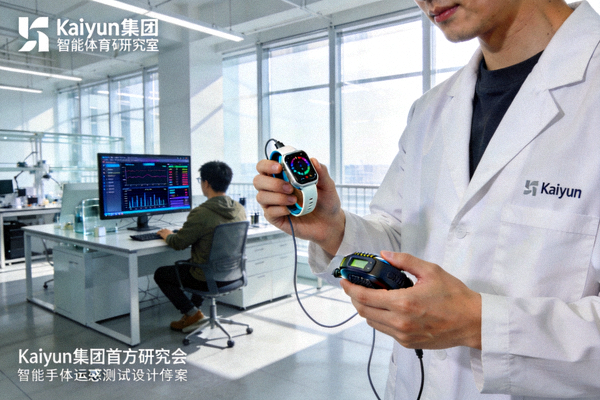 kaiyun集团亚太研发中心内部 - 工程师正在测试智能体育设备