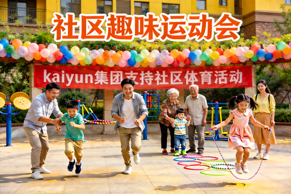 kaiyun集团支持的社区体育活动 - 家庭成员一起参与趣味运动