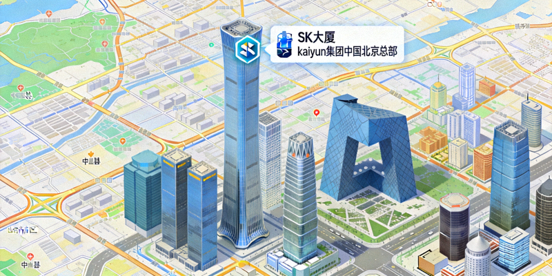 kaiyun集团中国北京总部地理位置地图 - 展示位于北京CBD商务区SK大厦